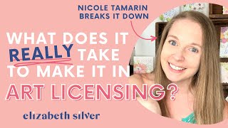 Can Art Licensing Pay a Full Time Income with Nicole Tamarin  Elizabeth Silver [upl. by Adkins]