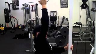 How to do Single Arm Lat Pulldowns [upl. by Novahc]