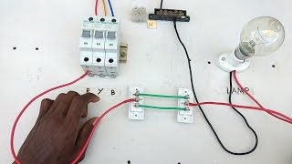 two way switch connection type 1  Electrical videos in tamil two way switch wiring diagram [upl. by Ffirahs]