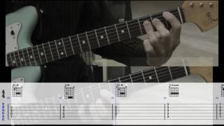 Wichita Lineman scrolling guitar tabs amp chords [upl. by Thinia71]