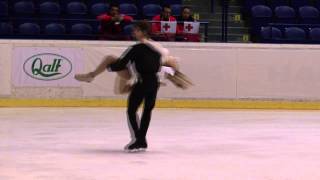 18 R PARSONS  M PARSONS USA  ISU JGP Kosice 2013 Junior Ice Dance Free Dance [upl. by Najram962]