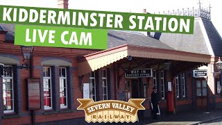 LIVE CAM  Kidderminster Station Concourse Camera on the Severn Valley Railway [upl. by Delilah]