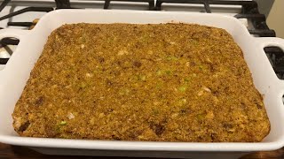 The Best Southern Cornbread Dressing [upl. by Atalante781]