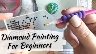 Diamond Painting for Beginners  A Step by Step Tutorial [upl. by Mcroberts]