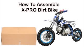 How to assemble XPro Dirt Bike  XPro Dirt Bike [upl. by Ahsilem844]