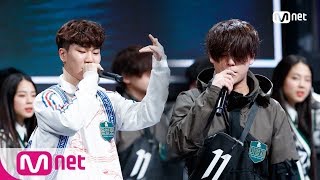 ENG sub schoolrapper2 1회단독 딕키즈크루 윤병호 vs 키프클랜 이병재 학년별싸이퍼 180223 EP1 [upl. by Sessilu]