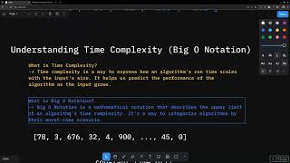 Understanding Time Complexity  Big O Notation  Part 1  Data Structures and Algorithms [upl. by Auqcinahs]