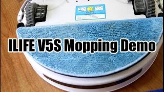 Chuwi ILIFE V5S or V5 Pro Mopping Demo [upl. by Niwdog]