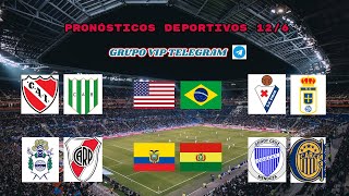 APUESTAS DEPORTIVAS HOY 126 PRONÓSTICOS GRATIS⚽EEUU BRASIL LIGA ARGENTINA LIGA ESPAÑA ASCENSO [upl. by Anselmi]