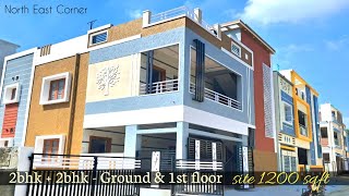 2bhk  2bhk  Ground amp 1st Floor  30 x 40 1200 Sqft  Near Horamavu Kalkeri  Independent House [upl. by Nabois]