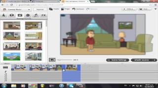 tutorial 1 Como hacer caricaturas en GoanimateFacil HD [upl. by Snapp43]