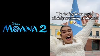 Aulii Cravalho is returning to voice Moana in Moana 2 and LiveAction Remake filming dates [upl. by Fausta]