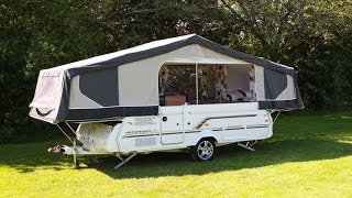 2015 Pennine Pathfinder folding camper review Camping amp Caravanning [upl. by Yrallih]