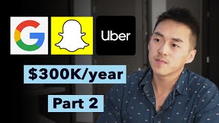 Interviewing at Google Uber Snap and Negotiating to a 300k Job Offer [upl. by Trever239]