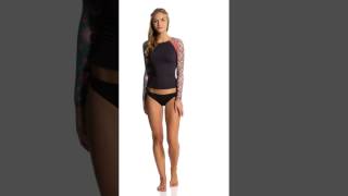 Billabong Moon Dancer LS Rashguard  SwimOutletcom [upl. by Hinckley100]