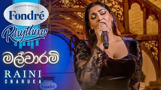 Malwaaram මල්වාරම් Raini Charuka Goonathilake  Derana Fondré Rhythms [upl. by Eilesor]