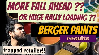 Berger paints share latest update  results more fall ahead  complete analysis [upl. by Myrtice]