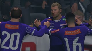 RB Salzburg x Austria Klagenfurt  VITÓRIA TRANQUILA E GOLAÇO  MODO CARREIRA TREINADOR  FC 24 [upl. by Annorah542]