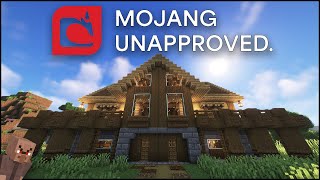 Transforming Mojangs quotWooden Housequot From the Construction Handbook  Minecraft Tutorial [upl. by Irehs]