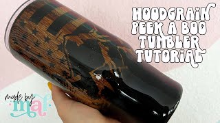 Woodgrain Peek A Boo Tumbler Tutorial [upl. by Karin]