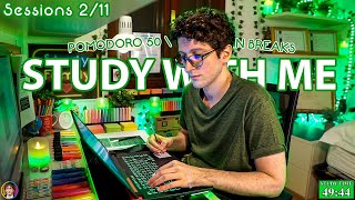 STUDY WITH ME LIVE POMODORO  12 HOURS  Harvard Extension Student  Rain sounds talk in breaks [upl. by Olivette476]