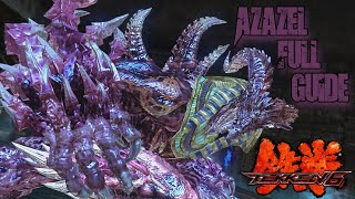 Azazel Full Character Guide  Tekken 6 Boss [upl. by Eire]