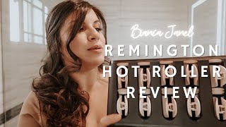 Remington Pro Hot Rollers Review  90s Hair Style  Bianca Janel [upl. by Ayinat]