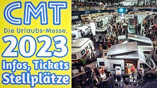 CMT 2023 Die wichtigsten MesseInfos  Die große Messe für Camping Tourismus und Vanlife [upl. by Nirmak]