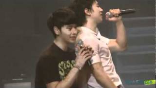 Reupload 2PM Chansung amp Junho  Fanmeeting Fancamflv [upl. by Kendrah]