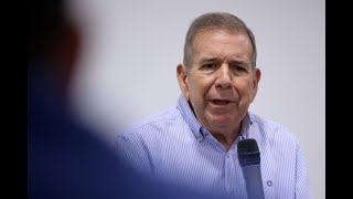 Edmundo González deja Venezuela y pide asilo político en España [upl. by Essyla753]