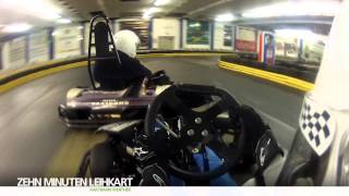 Zehn Minuten Leihkart  IndoorKartbahn Werther [upl. by Sherrer]