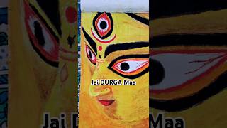 Durga Maa oil pastel drawing shorts durgapuja [upl. by Maren]