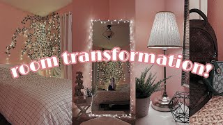 EXTREME BEDROOM MAKEOVER  TRANSFORMATION 2019 Aesthetic  vsco inspired room decor [upl. by Akselav]