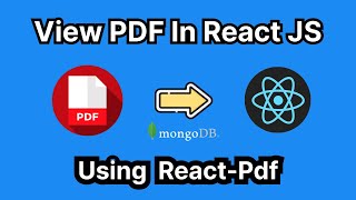 How to View Pdf in React using React PDF  React PDF Viewer  Full setup React PDF  React JS [upl. by Dasteel]