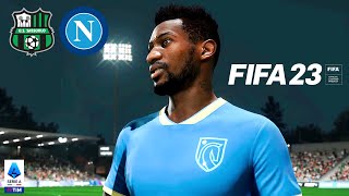 Sassuolo  Napoli  FIFA 23 Serie A 202223 Full Match Gameplay [upl. by Afton575]