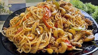 চুলা থেকে নামানোর আগেই ফুরিয়ে যাবে Restaurant Style Special Chicken Chow Mein RecipeChicken Fried [upl. by Cherish]