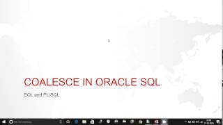 COALESCE IN ORACLE SQL [upl. by Zak645]