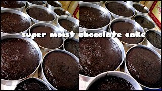 Easy chocolate moist cake recipe  Pangnegosyo [upl. by Serrano614]