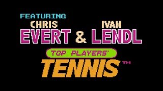 Evert amp Lendl Top Players Tennis  NES Gameplay [upl. by Polito]