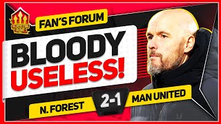 UNITEDS NORMAL SERVICE RESUMED NOTTINGHAM FOREST 21 MANCHESTER UNITED LIVE Fan Forum [upl. by Mall653]