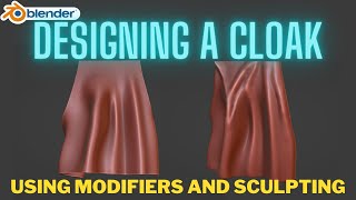 Creating a cloak in Blender [upl. by Paderna]