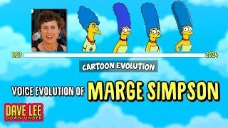 Voice Evolution of MARGE SIMPSON  37 Years Compared amp Explained  CARTOON EVOLUTION [upl. by Ky4]