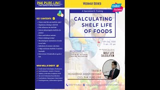 Calculating the Shelf Life of Foods  A Specialized Webinar [upl. by Nahtam]