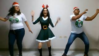 NAVIDAD ROCK CENTI COREOGRAFIA [upl. by Idolem]