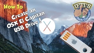 OSX 1011 El Capitan  How to Create a Bootable USB Flash Drive  GUIDE [upl. by Fanning]