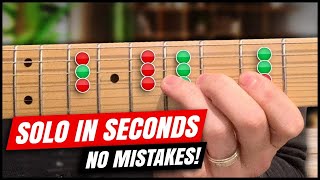 Play PERFECT Solos within SECONDS From Now Using Pentatonic Box Checklists NO Mistakes [upl. by Annairb]