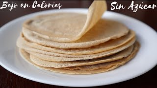 LAS MEJORES CREPAS SALUDABLES  SUAVES FINOS Y ELÁSTICOS  Receta Fácil [upl. by Akinat464]