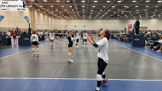 Lone Star Classic Day 2 UVC vs Tx Legacy 14 Set 2 [upl. by Levey]