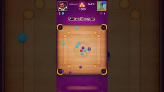 carrom board game video  carrom board mobile game  carrom board game challenge [upl. by Liuka]