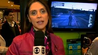 GTA V no Jornal da Globo  2009 [upl. by Westbrooke632]